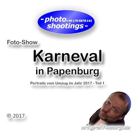 Foto-Show - Karnevalsumzug in Papenburg 2017, Teil 1 mit 51 Fotos