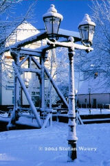 Papenburg im Schnee, Fotokunst-ART